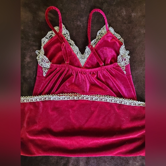 Red Lingerie Sleep Dress - Picture 4 of 5